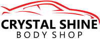 crystal shine body shop, plainfield, il, logo