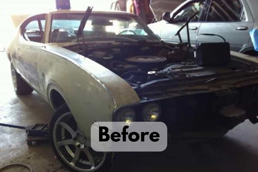 classic car restoration, Before Pic, Chicago Suburbs, Plainfield, IL Crystal Shine Body Shop